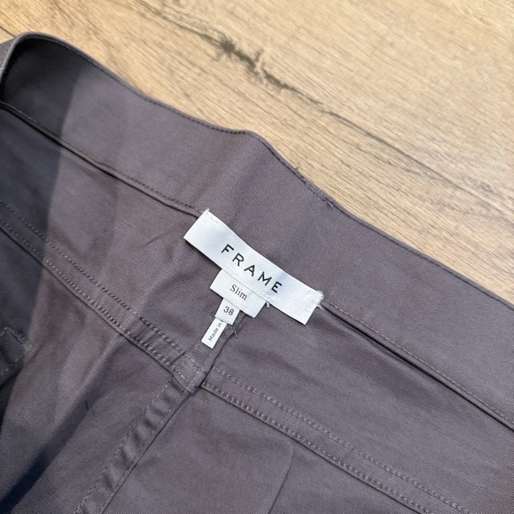 Frame Denim Charcoal Slim Pants Men’s 38 - Picture 2 of 3